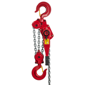 DELTA RED - Premium rateltakel - 9 ton - met 3 meter hijshoogte